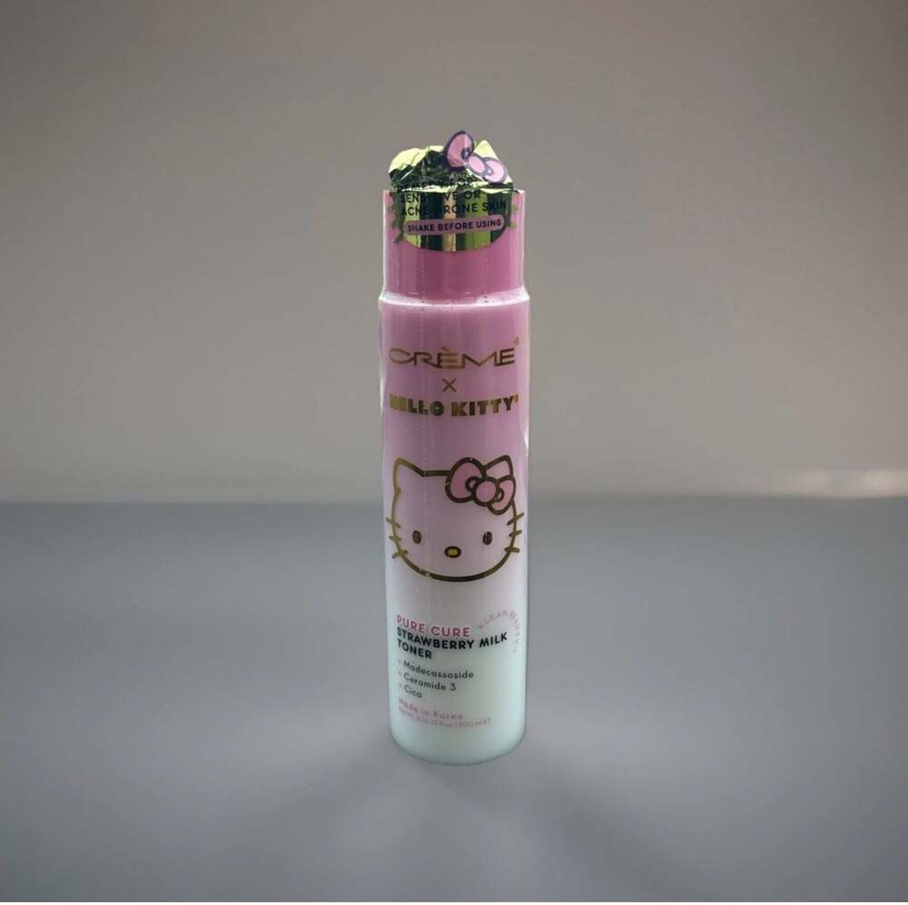 The Crème Shop x Hello Kitty Pure Cure Strawberry Milk Toner 6.76 oz